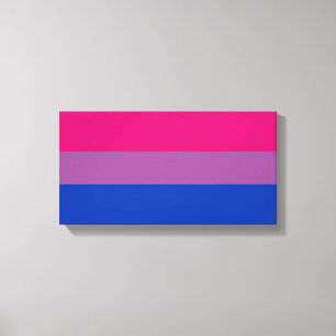 Bisexual Pride Flag Canvas Print