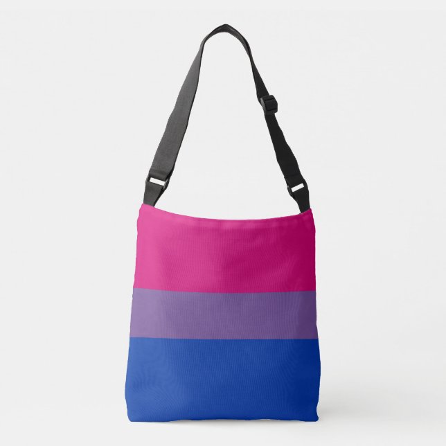Bisexual Pride Flag Colours LGBT All-Over-Print Crossbody Bag (Front)