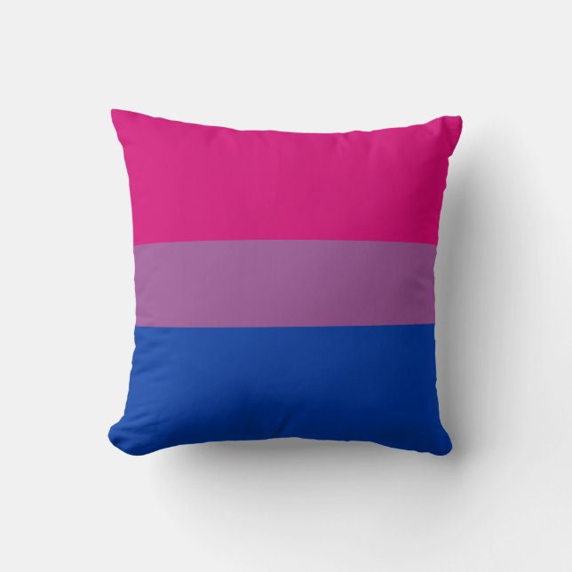 Bisexual Pride Flag Cushion (Front)