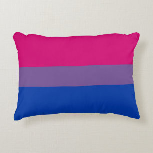 Bisexual Pride Flag Decorative Cushion