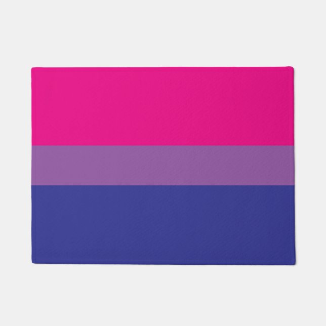 Bisexual Pride Flag Doormat (Front)