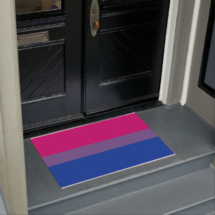 Bisexual Pride Flag Doormat