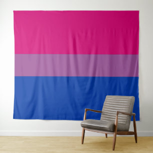 Bisexual Pride Flag Horizontal Tapestry