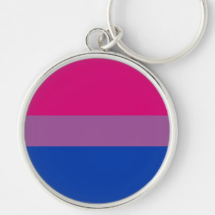 Bisexual Pride Flag Key Ring