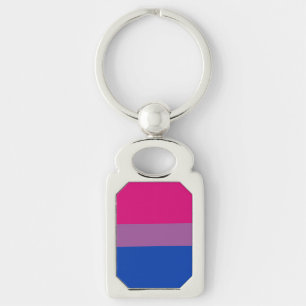 Bisexual Pride Flag Key Ring