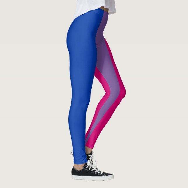 Bisexual Pride Flag Leggings (Right)