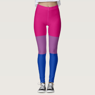 Bisexual Pride Flag Leggings