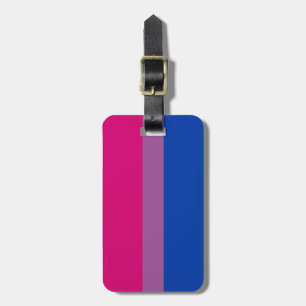 Bisexual Pride Flag Luggage Tag