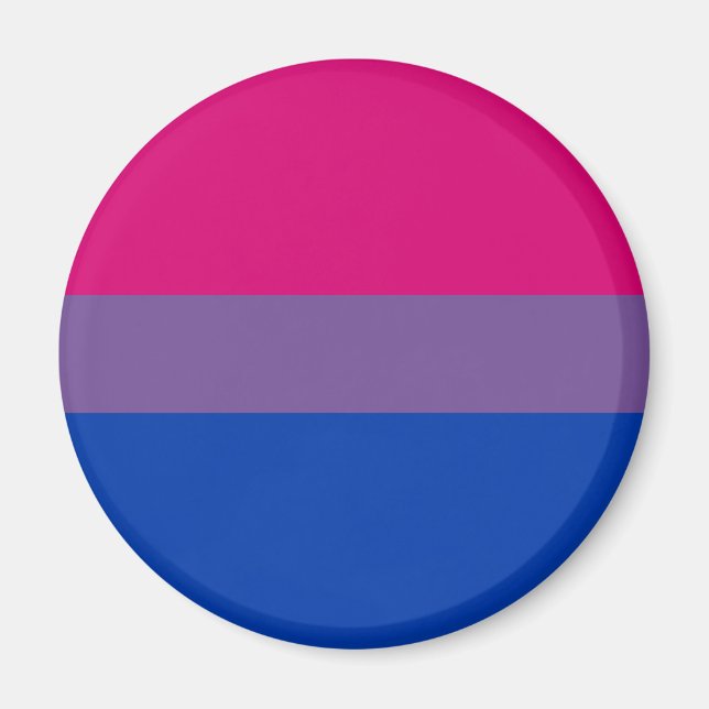 Bisexual Pride Flag Magnet (Front)