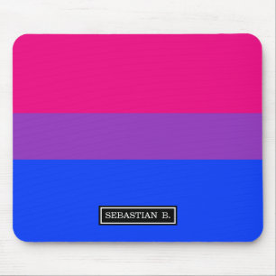 Bisexual Pride Flag Mouse Mat