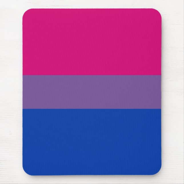 Bisexual Pride Flag Mouse Mat (Front)