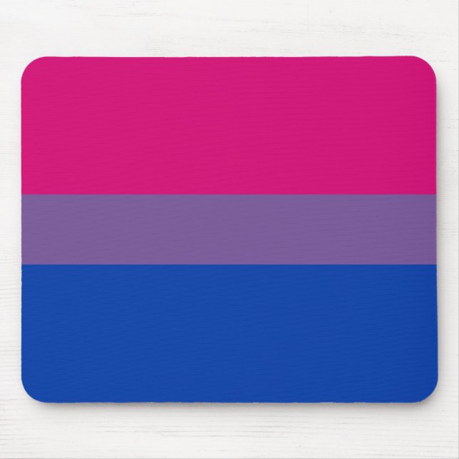 Bisexual Pride Flag Mouse Mat (Front)