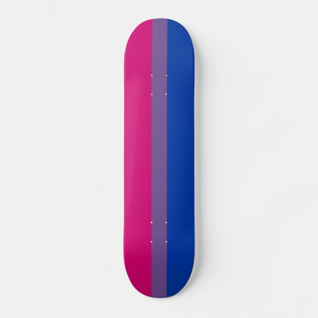 Bisexual Pride Flag Skateboard (Front)