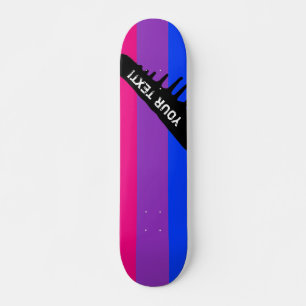 Bisexual Pride Flag Skateboard