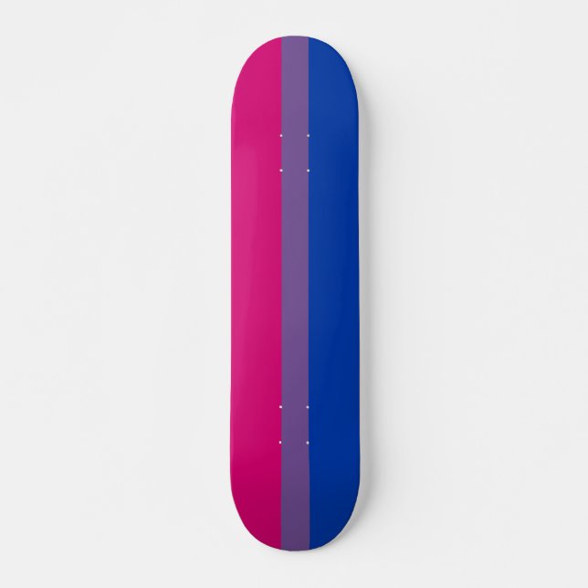 Bisexual Pride Flag Skateboard (Front)