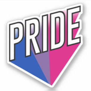 Bisexual Pride Flag Sticker