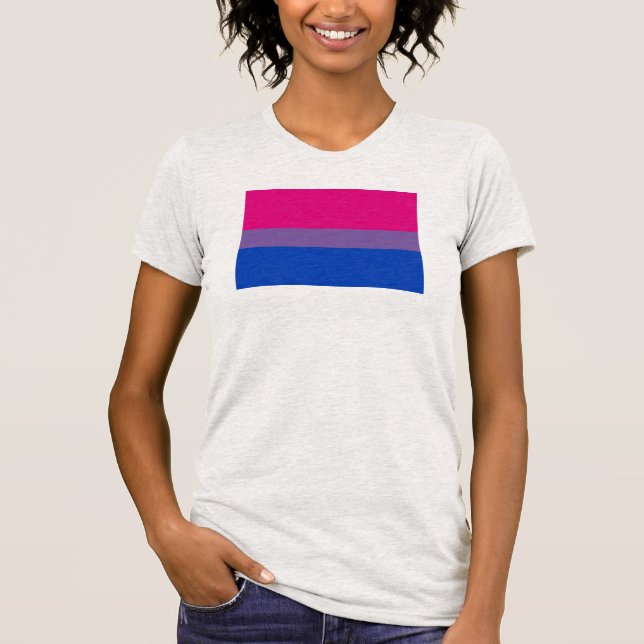 Bisexual Pride Flag T-Shirt (Front)