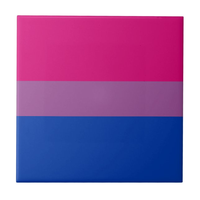 Bisexual Pride Flag Tile (Front)