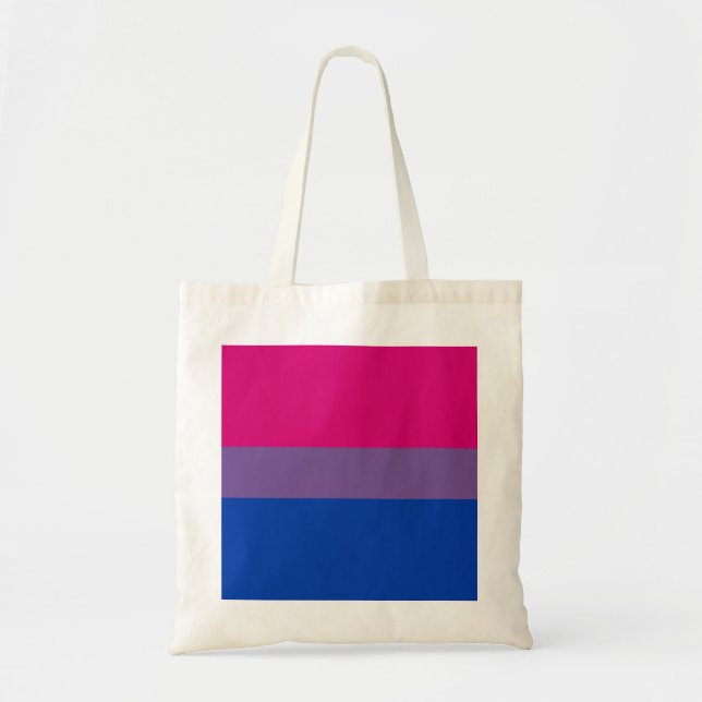 Bisexual Pride Flag Tote Bag (Front)