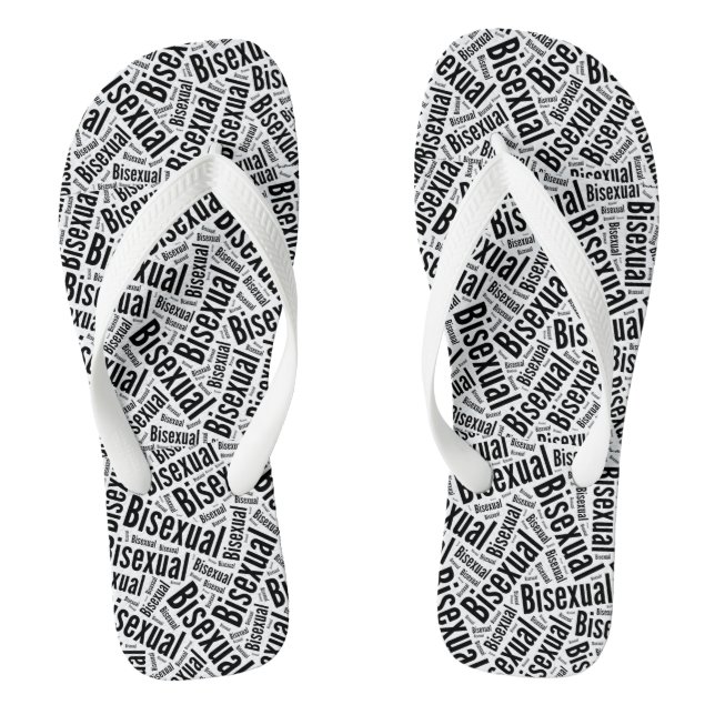 Bisexual Pride Flip Flops (Footbed)