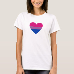 Bisexual Pride Heart T-Shirt