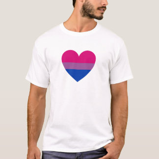 Bisexual Pride Heart T-Shirt