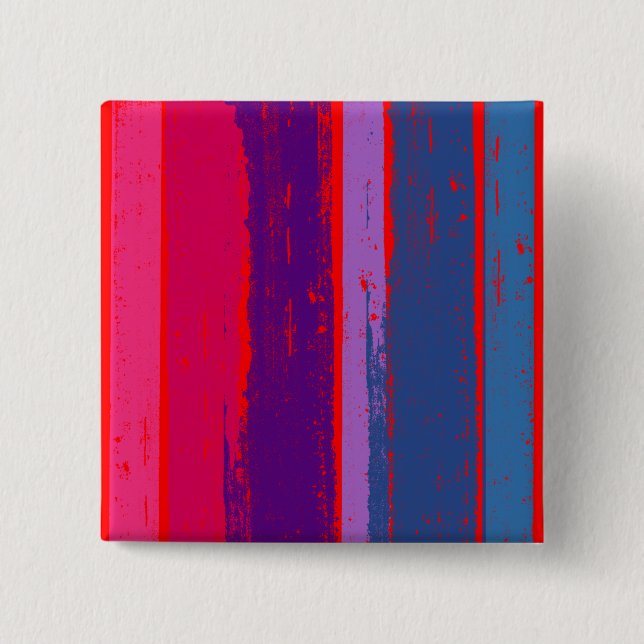BISEXUAL PRIDE INK BAR -.png 15 Cm Square Badge (Front)
