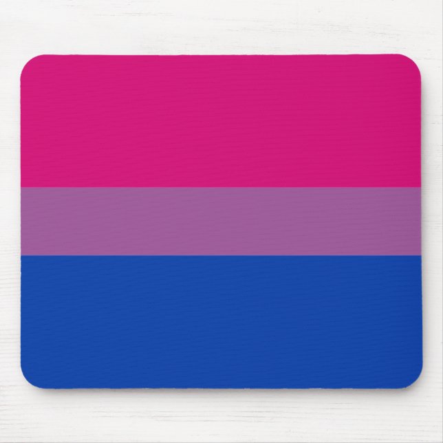 Bisexual Pride Mouse Mat (Front)