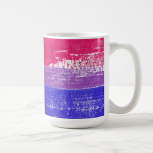 Bisexual Pride Paint Coffee Mug