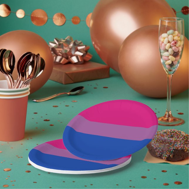 Bisexual Pride! Paper Plate (Multi)