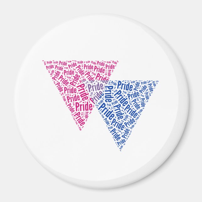 BISEXUAL PRIDE -.png Magnet (Front)