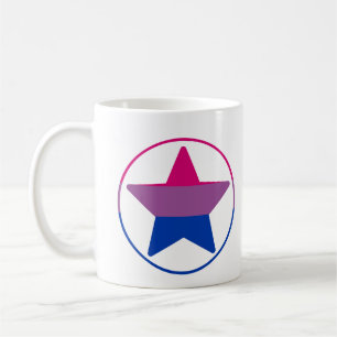Bisexual Pride Star Circle Coffee Mug