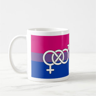 Bisexual Pride Symbol Flag Coffee Mug