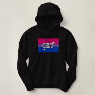 Bisexual Pride Symbol Flag Hoodie