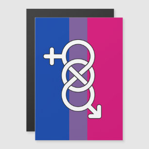 Bisexual Pride Symbol Flag Magnetic Invitation