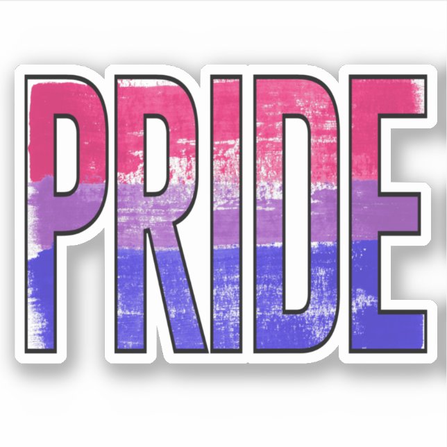 Bisexual Pride Word (Front)
