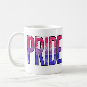 Bisexual Pride Word Coffee Mug
