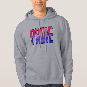 Bisexual Pride Word Hoodie