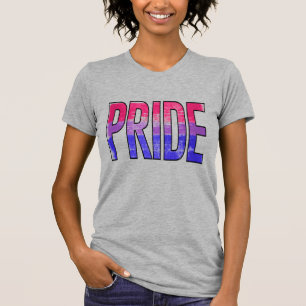Bisexual Pride Word T-Shirt