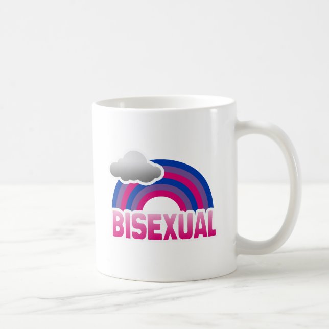 BISEXUAL RAINBOW COFFEE MUG (Right)