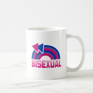 BISEXUAL RAINBOW FLAG COFFEE MUG