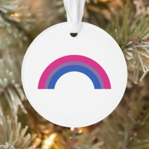 Bisexual Rainbow Ornament