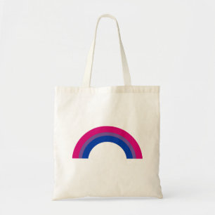 Bisexual Rainbow Tote Bag