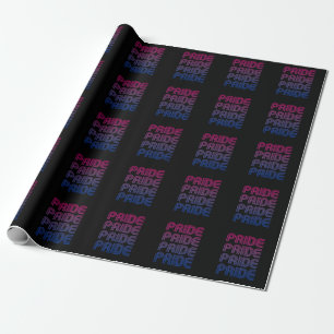 Bisexual Retro Pride Wrapping Paper