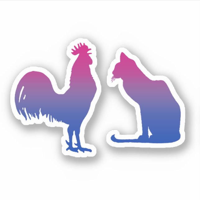 Bisexual Rooster and Kitty (Front)