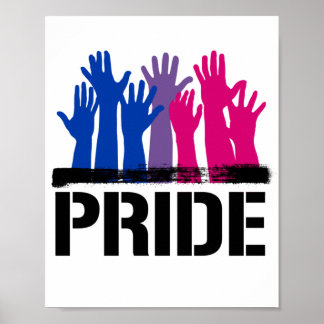 Bisexual Together Pride Poster