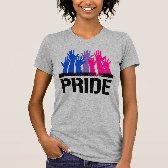 Bisexual Together Pride T-Shirt (Front)