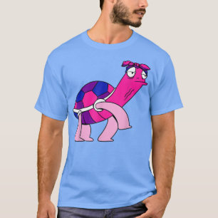 Bisexual Turtle LGBT-Q Cute Animal Bi Pride Flag C T-Shirt