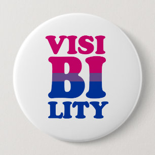 Bisexual Visibility 10 Cm Round Badge