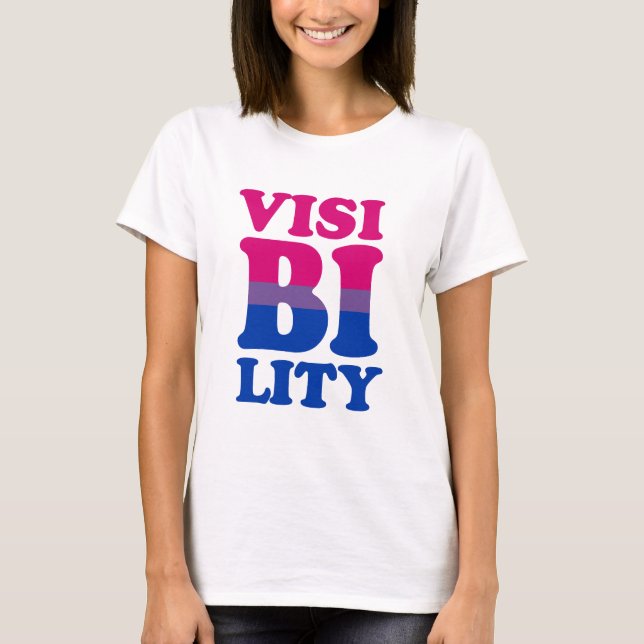 Bisexual Visibility T-Shirt (Front)